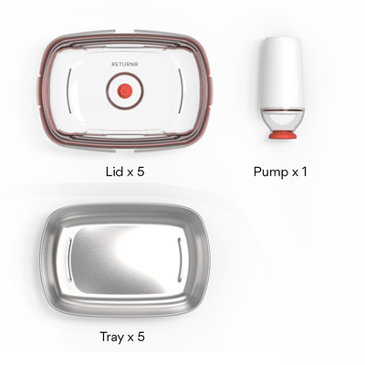 Vacuum Tray pack of 5
