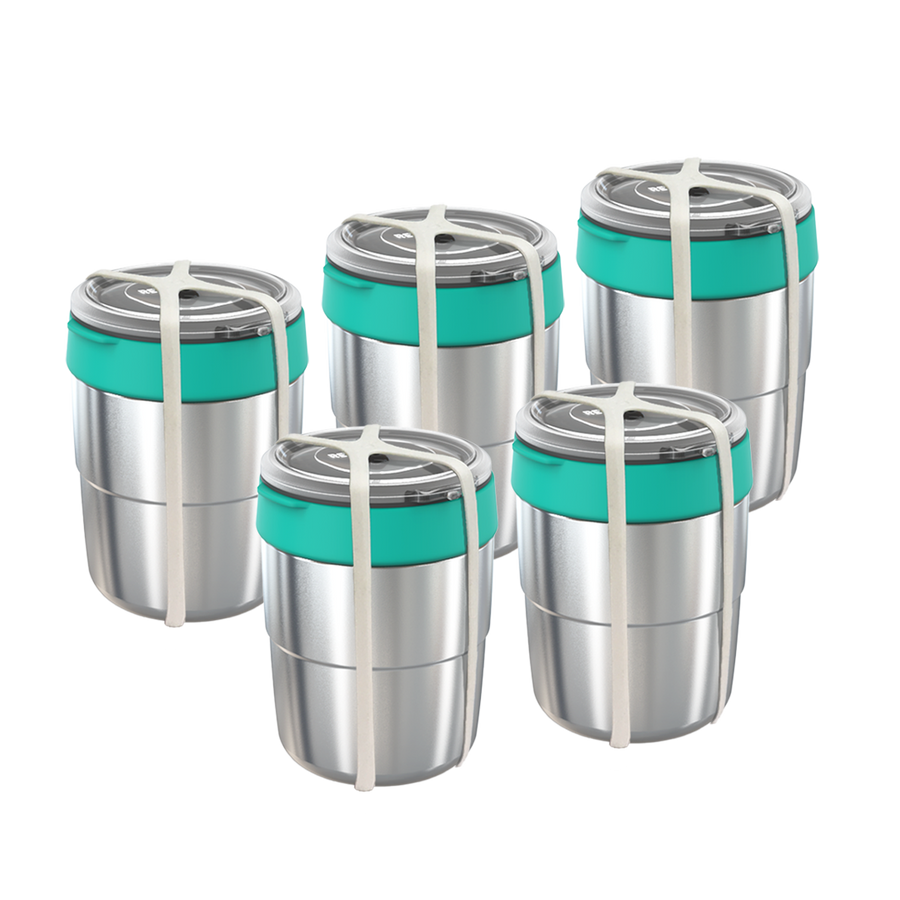 Brekkie Bowl - Large GREEN - Set of 5