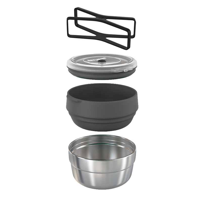 Brekkie Bowl - Small CHARCOAL - Set of 5