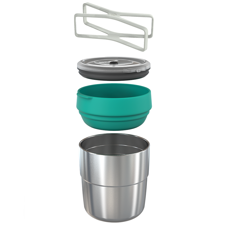 Brekkie Bowl - Large GREEN - Set of 5