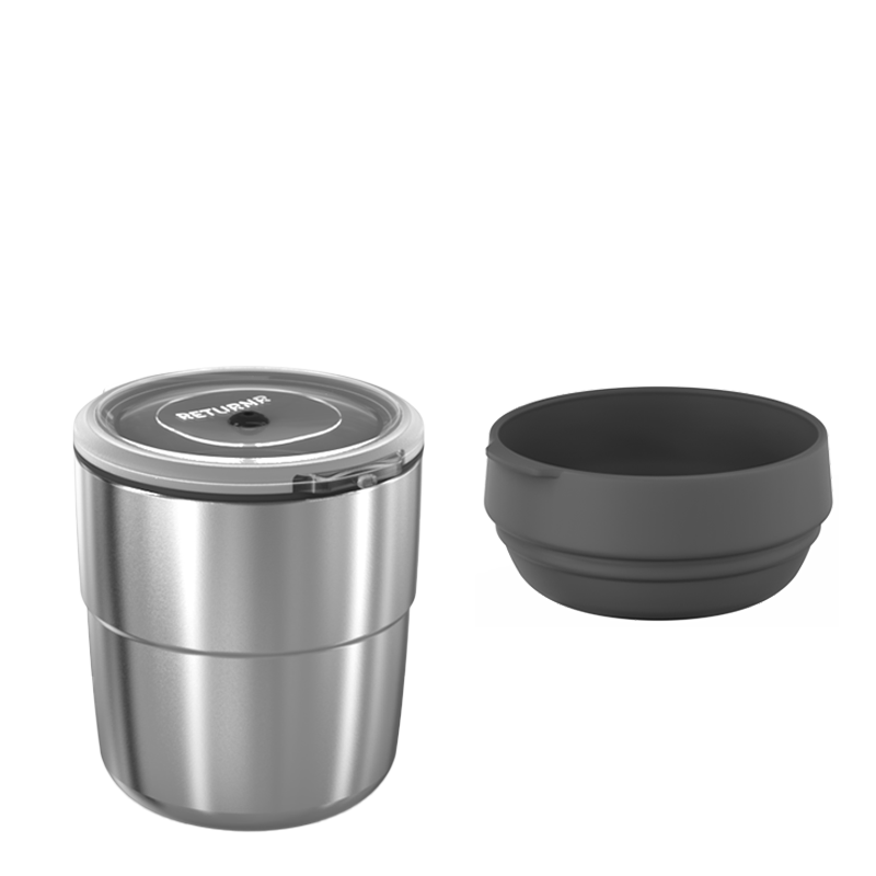 Brekkie Bowl - Large CHARCOAL - Set of 5